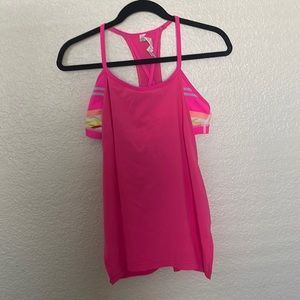 Lululemon no limits hot pink tank